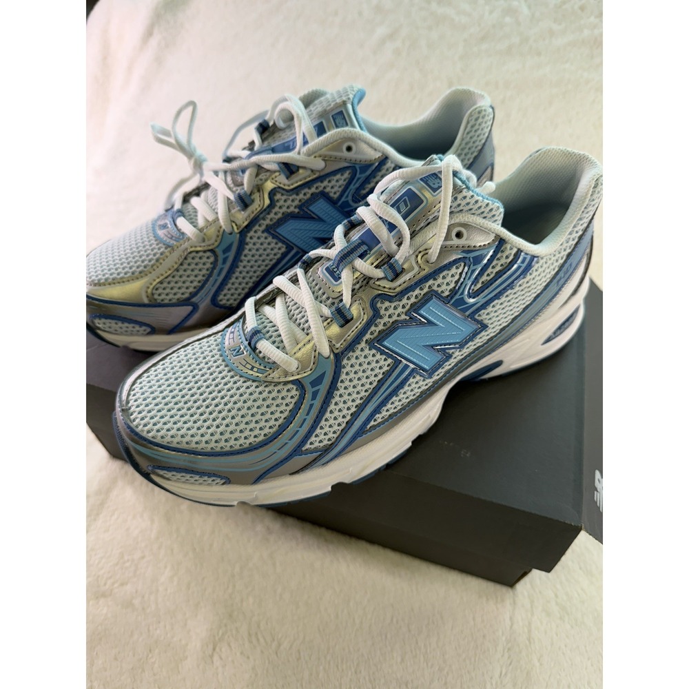 New Balance 740 Blue Agate White Unisex Running Sneakers Shoes